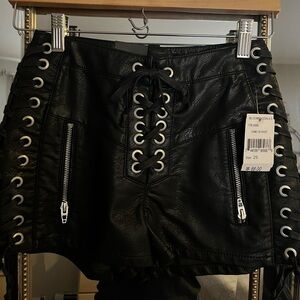 Amazing leather shorts!